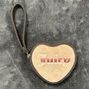 Juicy Couture Heart Wristlet
